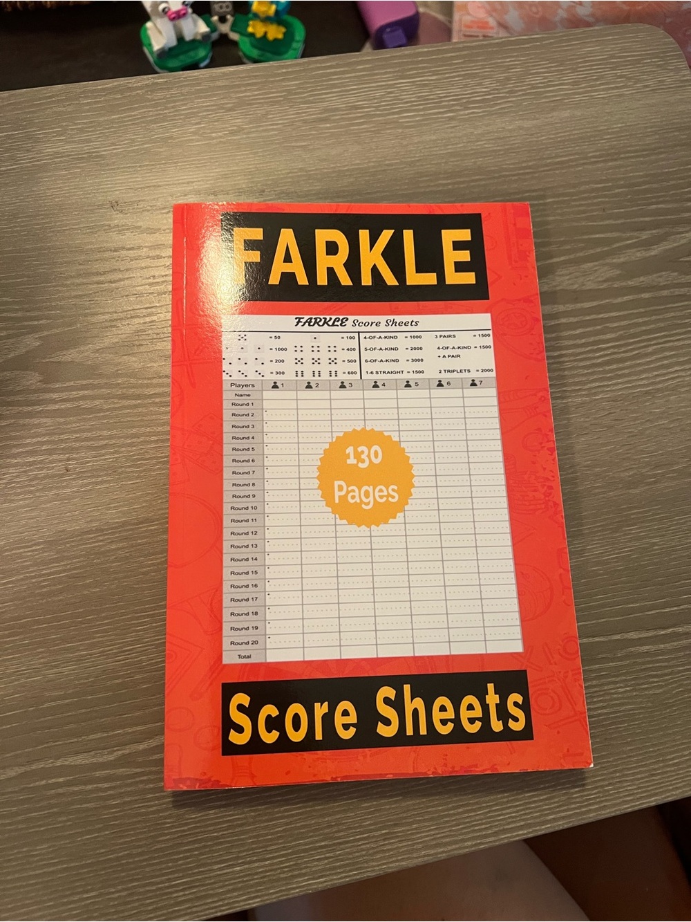 New Farkle score sheets Book